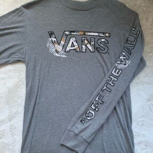 Vans Grey Long Sleeve Tee